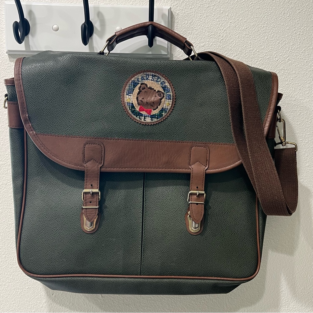 Sanrio Rare Vintage Mr. Bear's Dream Messenger Bag W/Detachable Shoulder Strap